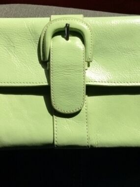Ego Lime Green Clutch Wristlet Spring Date Night Lunch Date Summer Classic